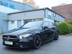 Svart Begagnad 2019 Mercedes A250 AMG Halvkombi | 269 700 kr (Marknadspris)