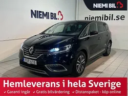 Svart Begagnad 2017 Renault Espace Minibuss | 219 900 kr (Lite dyr)