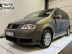 Grön Begagnad 2006 VW Touran Minibuss | 59 900 kr