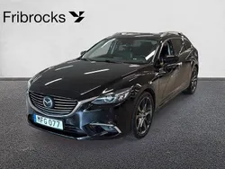 Svart Begagnad 2015 Mazda 6 Kombi | 154 800 kr (Marknadspris)