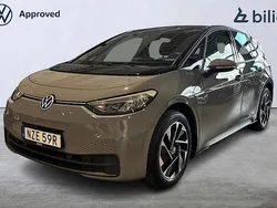 Grå Begagnad 2022 VW ID.3 Pro Performance Halvkombi | 269 900 kr (Marknadspris)