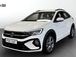 Vit (pure white) Begagnad 2024 VW Taigo R-line SUV | 254 800 kr (Marknadspris)