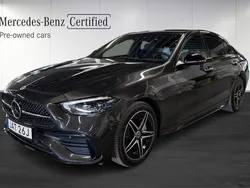 Grå Begagnad 2023 Mercedes C400 AMG line Sedan | 589 000 kr