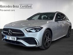 Silver Begagnad 2024 Mercedes C300e AMG Line Premium Kombi | 529 900 kr (Bra pris)