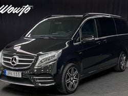 Svart Begagnad 2017 Mercedes V250 Avantgarde Minibuss | 529 800 kr (Lite dyr)