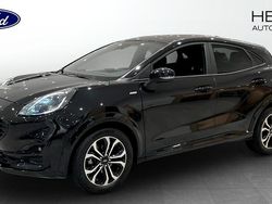 Svart (black) Begagnad 2022 Ford Puma Gen-E ST-Line Halvkombi | 219 900 kr (Lite dyr)