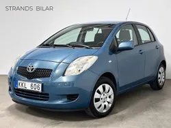 Ljusblå Begagnad 2007 Toyota Yaris Halvkombi | 64 500 kr (Lite dyr)