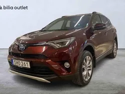 Röd Begagnad 2016 Toyota RAV4 Hybrid SUV | 174 900 kr (Marknadspris)
