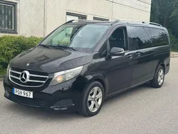 Svart Begagnad 2017 Mercedes V250 Minibuss | 229 900 kr