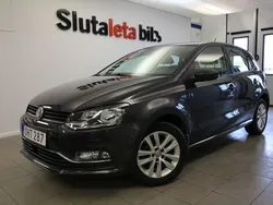Grå Begagnad 2016 VW Polo S Halvkombi | 127 900 kr (Marknadspris)