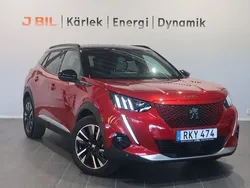 Röd Begagnad 2021 Peugeot e-2008 GT SUV | 209 900 kr (Marknadspris)