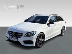 Vit Begagnad 2016 Mercedes C220 AMG line Kombi | 224 900 kr (Marknadspris)