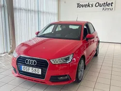 Röd Begagnad 2017 Audi A1 Sportback S-Line Halvkombi | 129 900 kr (Dyr)