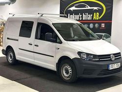 Vit Begagnad 2017 VW Caddy Maxi Minibuss | 129 900 kr (Marknadspris)