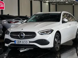 Vit Begagnad 2022 Mercedes C300e Kombi | 334 500 kr (Superpris)
