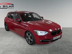 Röd Begagnad 2014 BMW 118 Sport Line Halvkombi | 99 800 kr (Marknadspris)