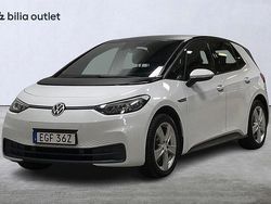 Vit Begagnad 2021 VW ID.3 Pro Halvkombi | 239 900 kr (Marknadspris)