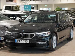 Svart Begagnad 2017 BMW 520 Kombi | 159 900 kr
