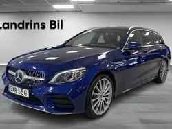 Blå Begagnad 2020 Mercedes C220 AMG line Kombi | 349 000 kr (Marknadspris)