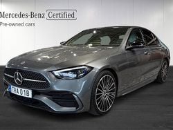 Grå Begagnad 2022 Mercedes C220 AMG line Sedan | 429 900 kr (Dyr)