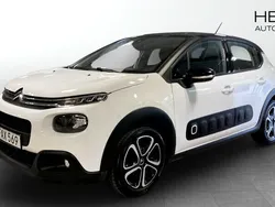 Vit (white) Begagnad 2018 Citroën C3 Feel Halvkombi | 94 900 kr (Marknadspris)