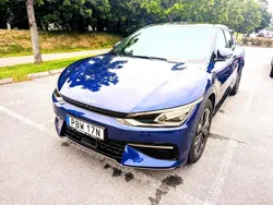 Blå Begagnad 2023 Kia EV6 SUV | 468 000 kr (Bra pris)