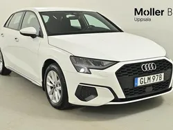 Vit (ibisvit) Begagnad 2022 Audi A3 Sportback Proline Halvkombi | 224 900 kr (Marknadspris)