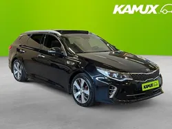 Svart Begagnad 2017 Kia Optima 2 Kombi | 174 800 kr (Marknadspris)
