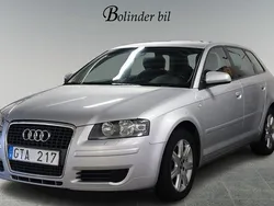 Silver Begagnad 2008 Audi A3 Sportback Attraction Halvkombi | 78 900 kr (Marknadspris)