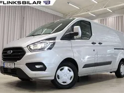 Grå (moondust silver metallic) Begagnad 2019 Ford Transit Custom Van | 139 900 kr (Marknadspris)