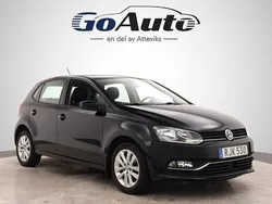 Svart Begagnad 2016 VW Polo Halvkombi | 99 500 kr (Bra pris)