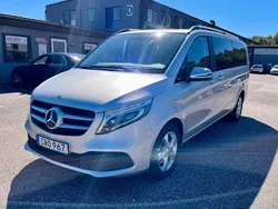 Silver Begagnad 2019 Mercedes V250 Avantgarde Minibuss | 498 000 kr (Lite dyr)