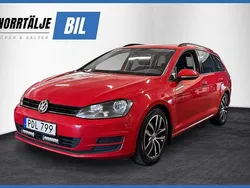 Röd Begagnad 2016 VW Golf VII Kombi | 99 900 kr (Marknadspris)