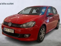 Röd Begagnad 2012 VW Golf VI Halvkombi | 55 000 kr (Marknadspris)