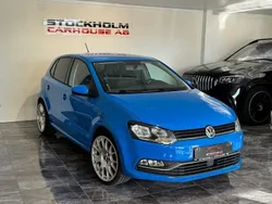 Blå Begagnad 2014 VW Polo Halvkombi | 79 900 kr (Bra pris)