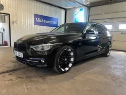Svart Begagnad 2016 BMW 318 Sport Line Kombi | 138 900 kr (Marknadspris)