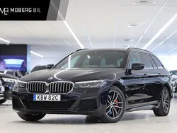 Svart Begagnad 2021 BMW 530e M Sport Kombi | 389 900 kr (Marknadspris)