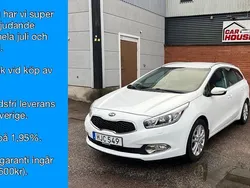 Vit Begagnad 2014 Kia Ceed Sportswagon Comfort Kombi | 98 900 kr (Marknadspris)