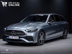 Grå (grå metallic ) Begagnad 2022 Mercedes C300e AMG Line Premium Kombi | 437 900 kr (Dyr)
