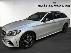 Silver Begagnad 2018 Mercedes C200 AMG line Kombi | 319 000 kr (Dyr)
