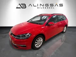Röd Begagnad 2018 VW Golf VII Kombi | 149 900 kr (Marknadspris)
