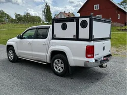 Vit Begagnad 2014 VW Amarok Highline Pickup | 149 000 kr (Lite dyr)