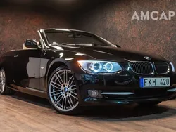Svart Begagnad 2010 BMW 325 Cabriolet Performance Cab | 199 500 kr