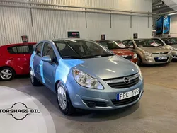 Blå Begagnad 2007 Opel Corsa Halvkombi | 64 900 kr (Lite dyr)