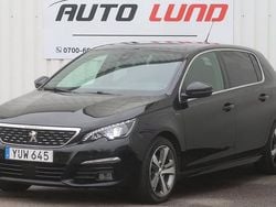 Svart Begagnad 2018 Peugeot 308 GT Halvkombi | 154 000 kr (Dyr)