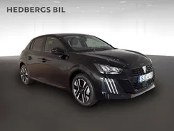 Svart Ny 2024 Peugeot 208 Allure Halvkombi | 217 900 kr (Bra pris)