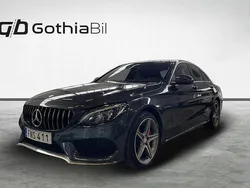 Mörkgrå (grå) Begagnad 2014 Mercedes C220 AMG Sedan | 229 000 kr (Dyr)