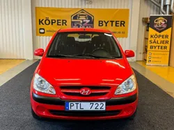 Röd Begagnad 2007 Hyundai Getz Halvkombi | 34 900 kr (Dyr)
