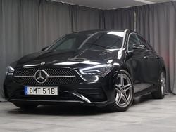 Svart Begagnad 2024 Mercedes CLA200 Advanced Plus Sportkupé | 384 000 kr (Marknadspris)