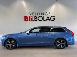 Blå Begagnad 2017 Volvo V90 R-Design Kombi | 259 500 kr (Marknadspris)